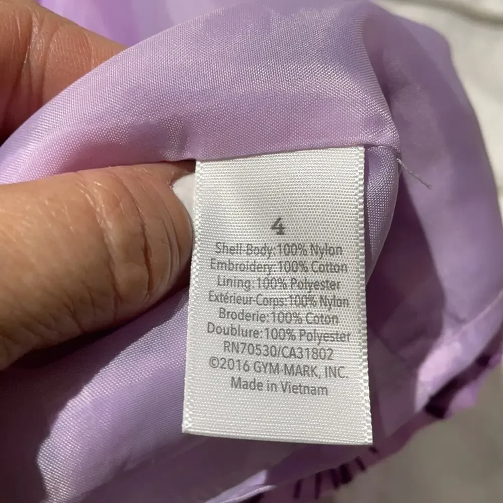 Gymboree 4 purple floral drop waist dream nwot